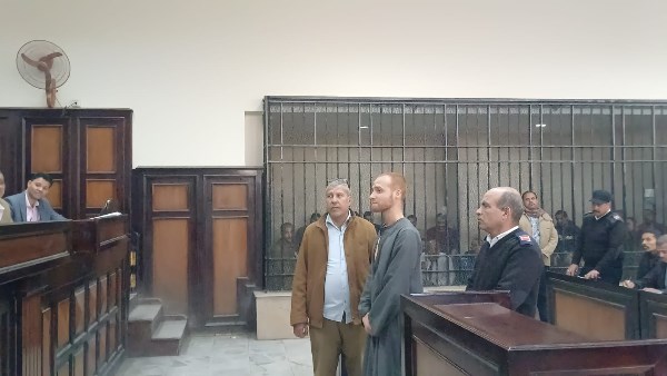 المتهم خلال محاكمته 