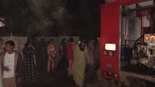  اندلاع حريق في منزل بمركز ساحل سليم بأسيوط