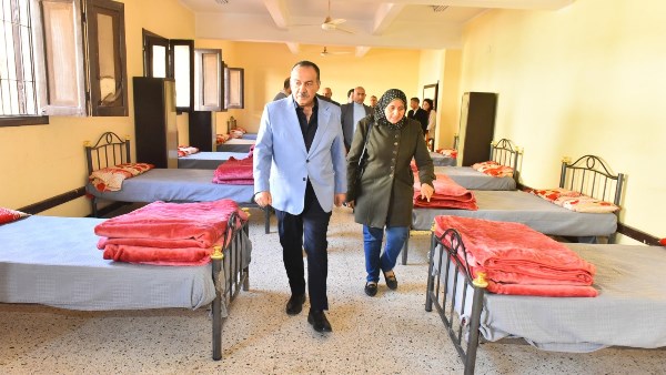 محافظ أسيوط يتفقد أعمال تطوير مدرسة التربية الفكرية المشتركة