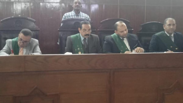 هيئة الدائرة الرابعة بمحكمة جنايات سوهاج 