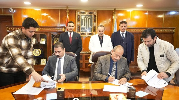 محافظ أسيوط يشهد توقيع بروتوكول تعاون مع بنك مصر لتسويق الأصول وتعظيم العائد الاستثماري