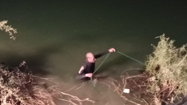 موقع حادث السيارة الغارقة