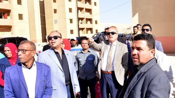 محافظ الأقصر يتفقد المرحلة الثانية من إسكان الطود الاجتماعي