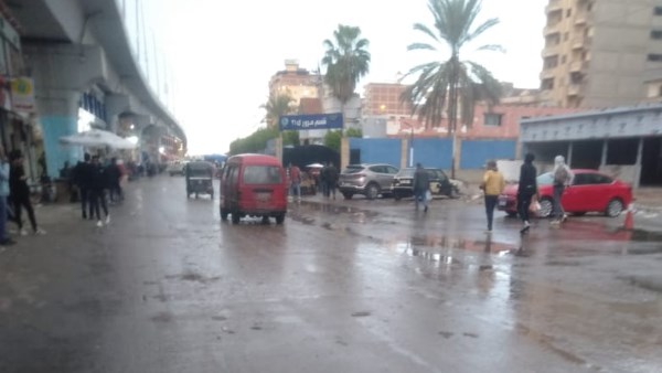 أمطار بالإسكندرية