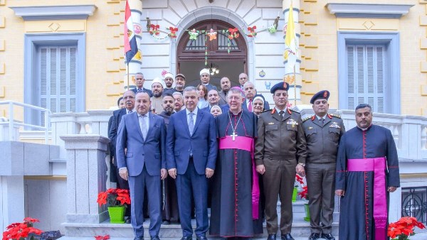 مشاركة محافظ الاسكندرية في احتفالات عيد الميلاد