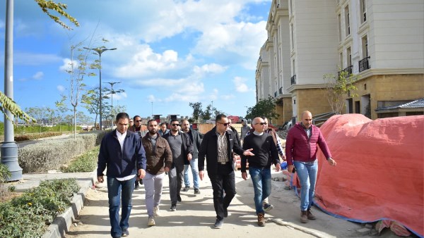 خلال الجولة بمدينة العلمين الجديدة 