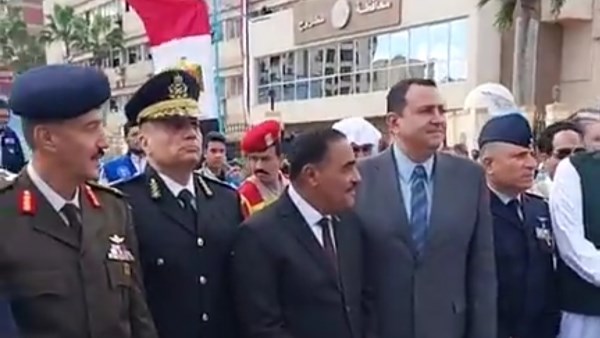 محافظ مطروح خلال  فاعليات العيد القومى 