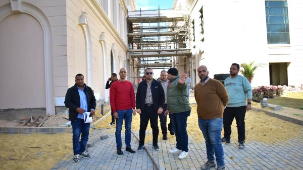 قيادات الهيئة  خلال تفقد مشروعات العلمين الجديدة 