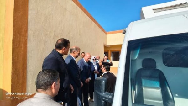 خلال فاعليات القافلة الشاملة بمطروح