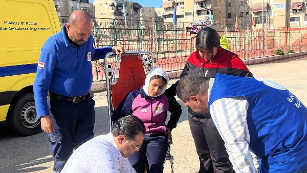 تأمين طبي كامل و تدخل فوري لهيئة الرعاية الصحية بفرع بورسعيد خلال بطولة الألعاب الجماعية