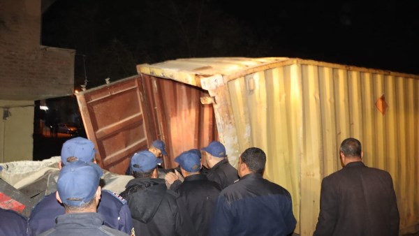 جانب من الحادث 