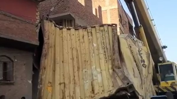 جانب من الحادث 