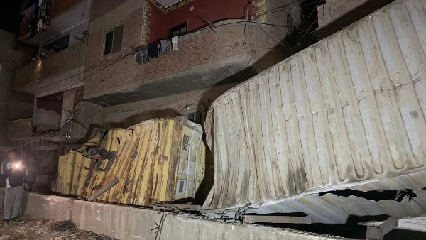 جانب من الحادث 