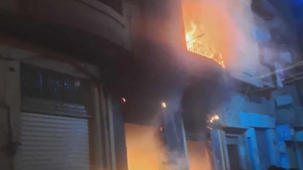 حريق مطبعة المحلة 