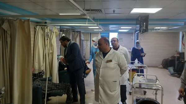 مدير فرع التأمين الصحي بالغربية يتفقد عيادات من المجمع الطبي مدير فرع التأمين الصحي بالغربية يتفقد عيادات من المجمع الطبي