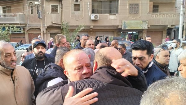 جنازة كابتن صابر عيد 