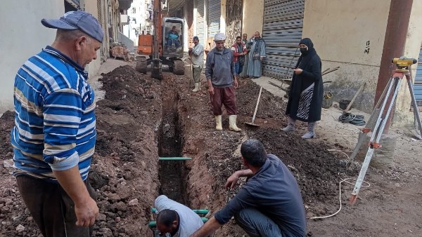 تركيب خط صرف 