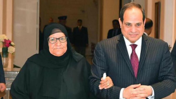 الحاجة سبيلة و السيسي 