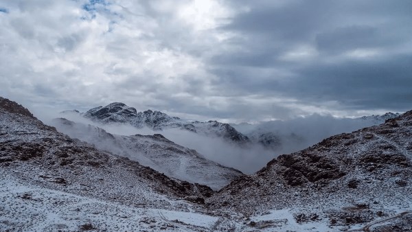 سقوط امطار في تبوك 