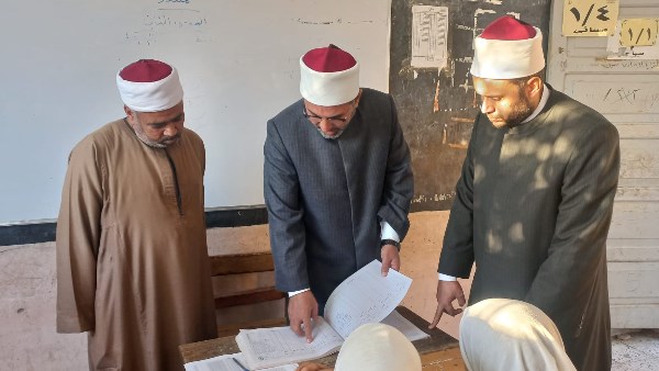 مدير عام الجامع الأزهر يتفقد الدراسة بالأروقة الأزهرية بالصعيد