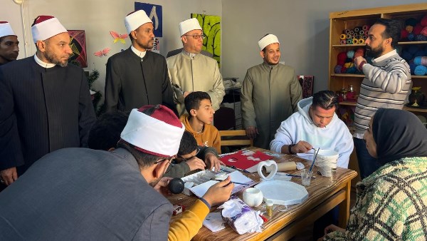 أوقاف السويس تشارك ذوي الهمم أنشطتهم الإبداعية 