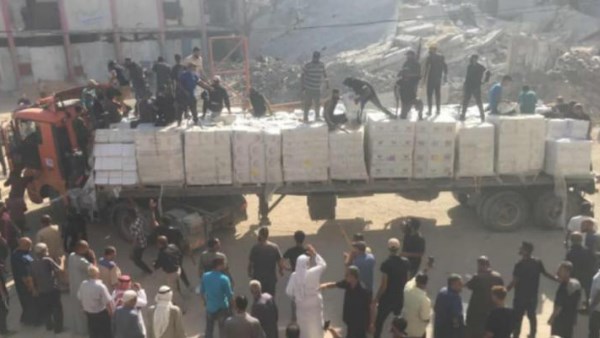 طالبي المساعدات في غزة 