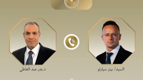 بدر عبد العاطي ووزير خارجية المجر 