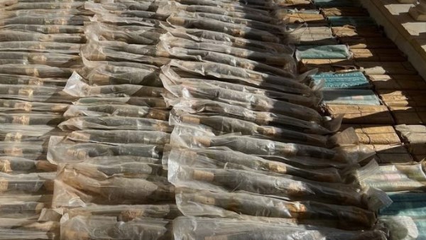 جانب من المضبوطات 