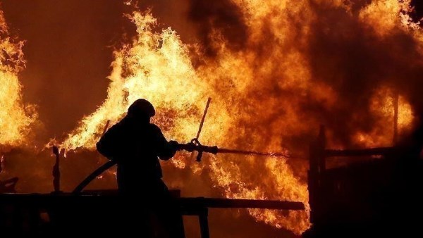 حريق هائل في الهند 