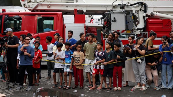 حريق مأساوي بـ جاكرتا 