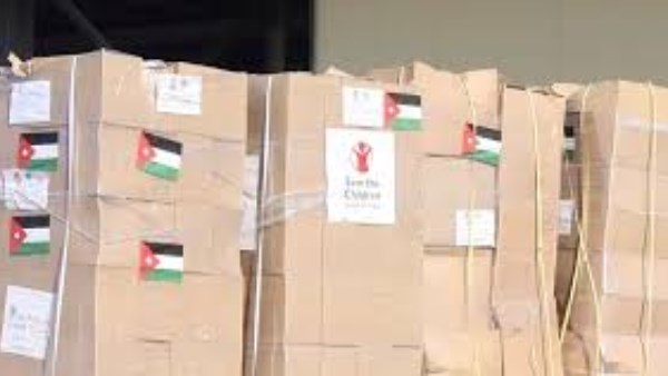 الأردن يطلق قافلة مساعدات غذائية إلى اليمن