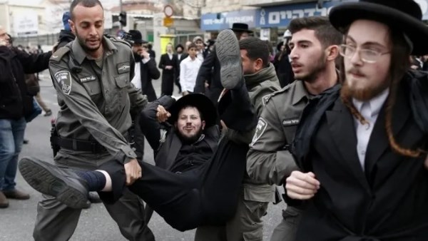 اعتراض على قانون تجنيد "الحريديم"