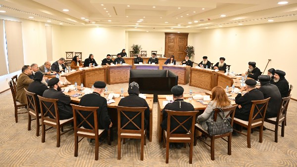 البابا تواضروس وممثلي الكليات والمعاهد اللاهوتية 