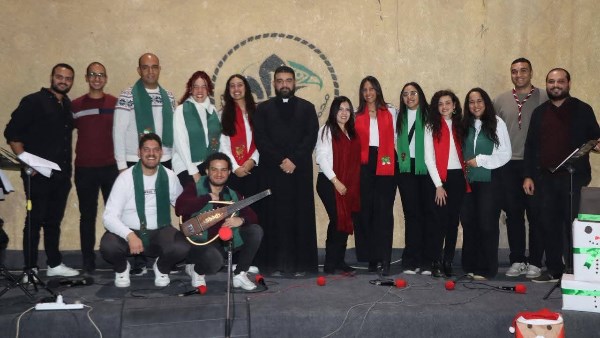 مجموعات حورس الكشفية بكنيسة العذراء بشبرا تنظم أمسيتها الميلادية السنوية لشعب الرعية