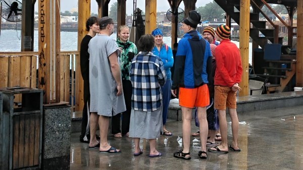 الأمطار بدهب 