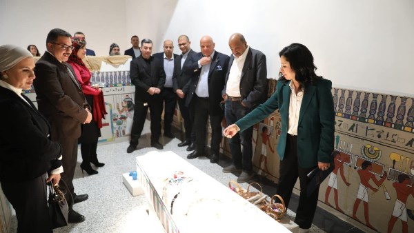 مقبرة فرعونية فى متحف شرم الشيخ 