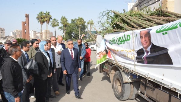 الدقهلية.. استلام الدفعة الرابعة من الأشجار ضمن مبادرة 100 مليون شجرة