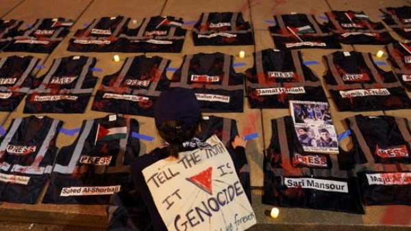 خلال حرب غزة..إسرائيل تقتل أكبر عدد من الصحفيين في العالم خلال حرب غزة..إسرائيل تقتل أكبر عدد من الصحفيين في العالم