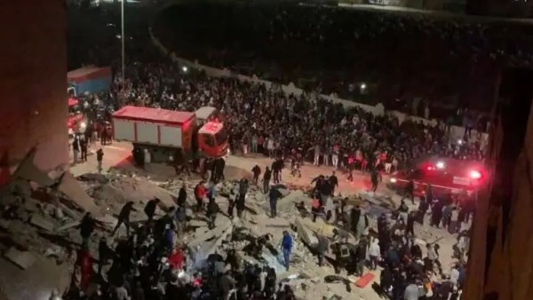 انهيار مبنيين في مدينة فاس المغربية