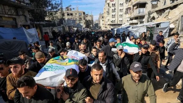 تشييع لقادة حماس