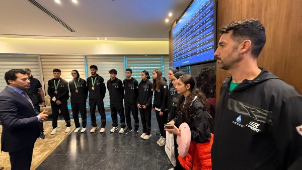 وزير الرياضة يستقبل أبطال التايكوندو المصري بعد الإنجاز التاريخي في بطولة العالم وزير الرياضة يستقبل أبطال التايكوندو المصري بعد الإنجاز التاريخي في بطولة العالم