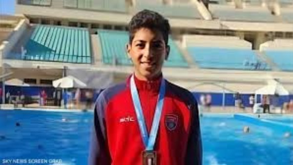 الضحية - بطل الجمهورية للسباحة