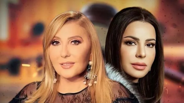 ناديه الجندي وفريال يوسف 