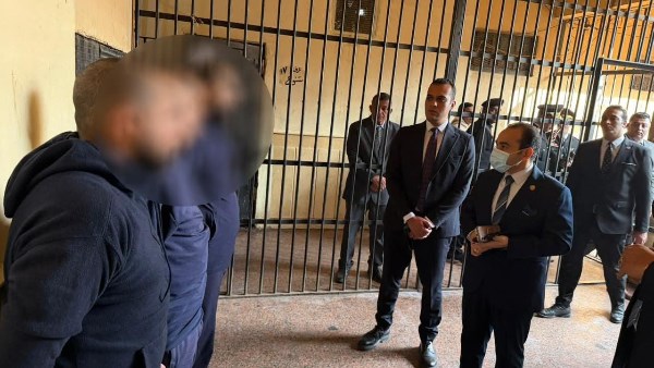 فريق النيابة العامة بمركز إصلاح وادي النطرون