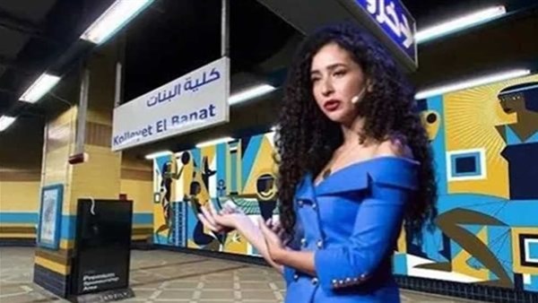 الفنانة غادة والي صاحبة اللوحات المسروقة 