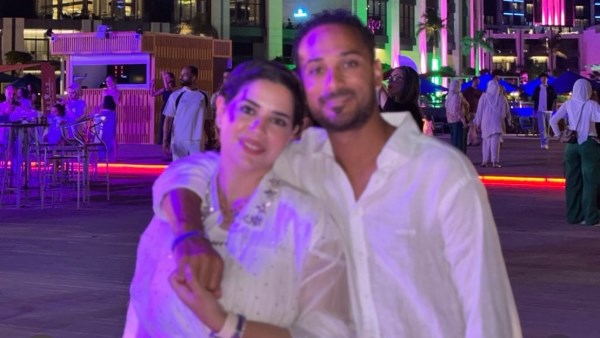 وليد سليمان وزوجته