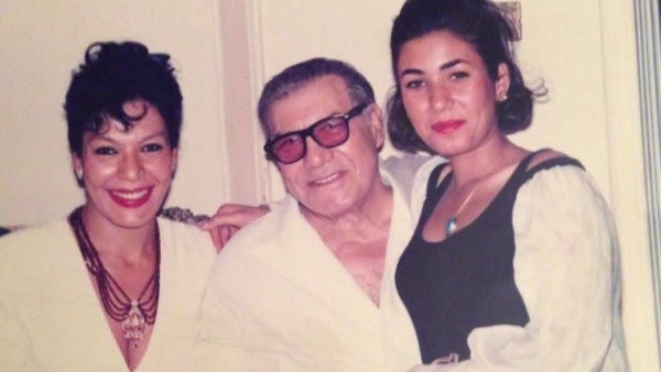 فريد شوقي وابنته ناهد