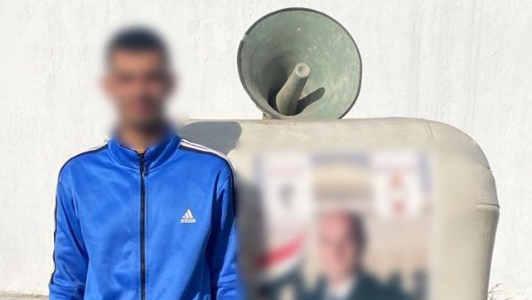 القبض على شخص يوجه الناخبين بمكبر صوت بدمياط