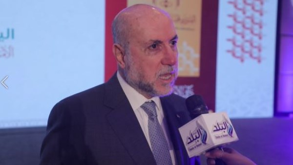 محررة صدى البلد مع محمود الهباش قاضي قضاة فلسطين ومستشار الرئيس الفلسطيني