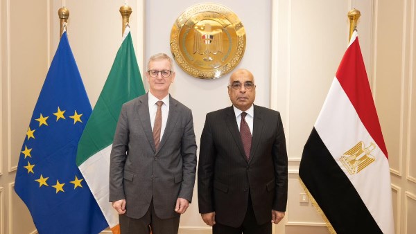 وزير العدل وسفير أيرلندا